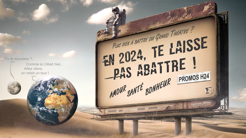 Carte de voeux 2024 : te laisse pas abattre !