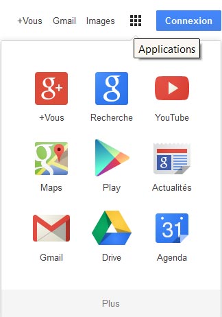 accès depuis google